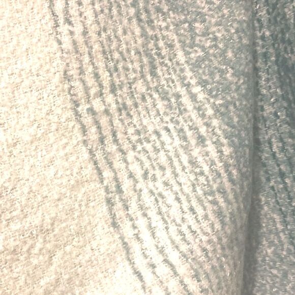 ANTHROPOLOGIE Mer Sea Always by the Sea Cozy Travel Wrap Teal Aqua Ombre Stripes - Picture 11 of 12